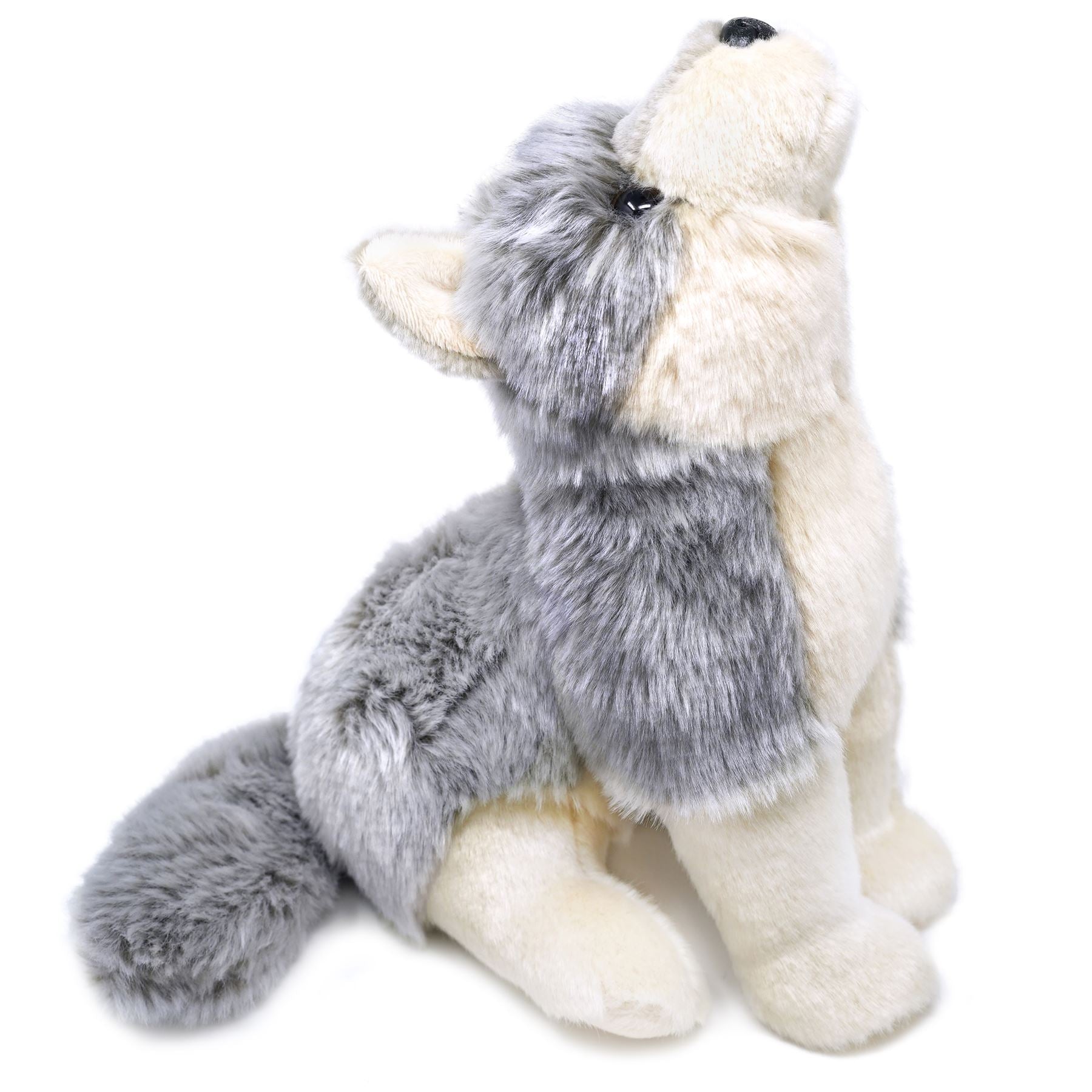 Wolf Stuffed Animal Plush 11 Inch - Wolcott The Wolf Super Soft Premium Plush Toy by Viahart, CPSIA Safe with Story Card, Perfect Birthday Christmas Gift for Kids Boys Girls Ages 3+