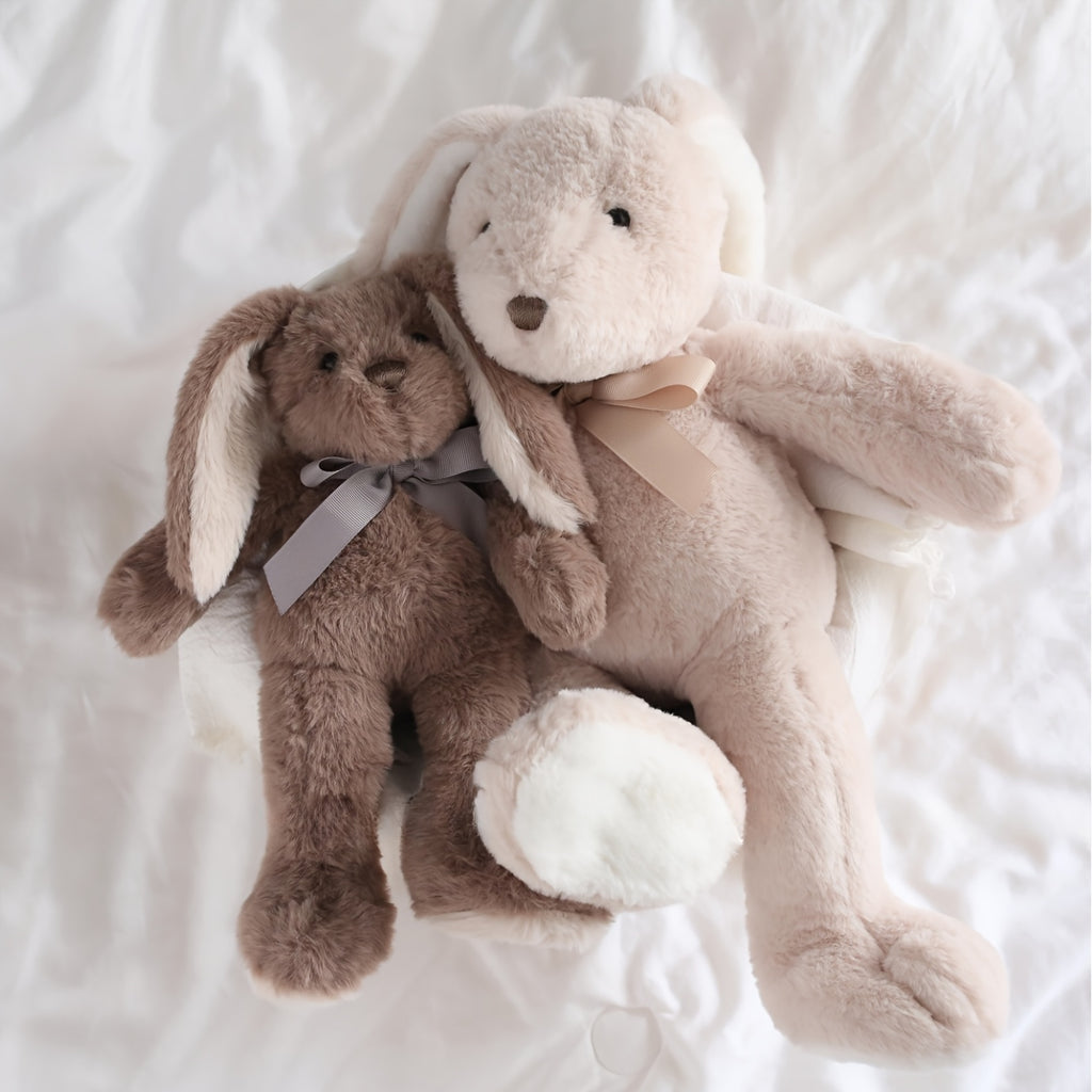 Bunny Stuffed Animal Soft Rabbit Plush Toy Cute Easter Basket Gift for Baby Girls Women Kids Birthday Holiday