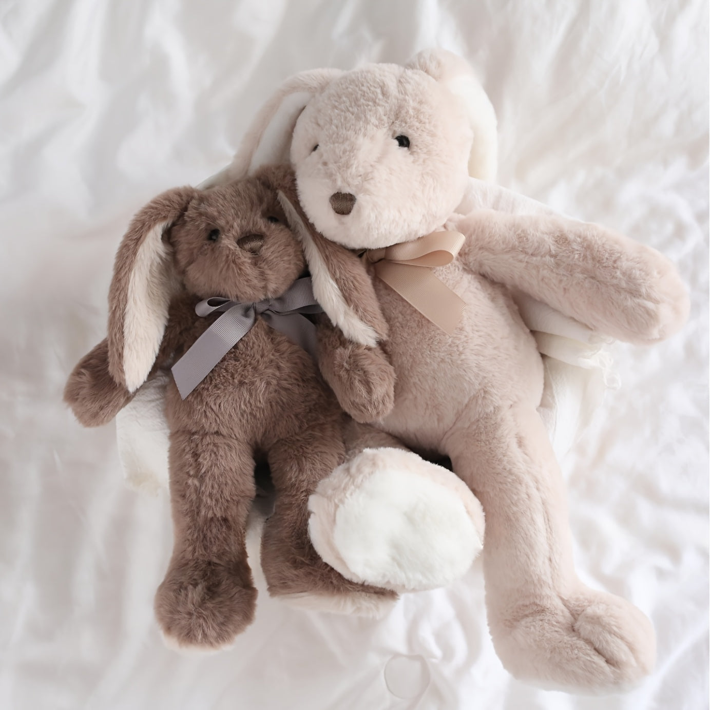 Bunny Stuffed Animal Soft Rabbit Plush Toy Cute Easter Basket Gift for Baby Girls Women Kids Birthday Holiday