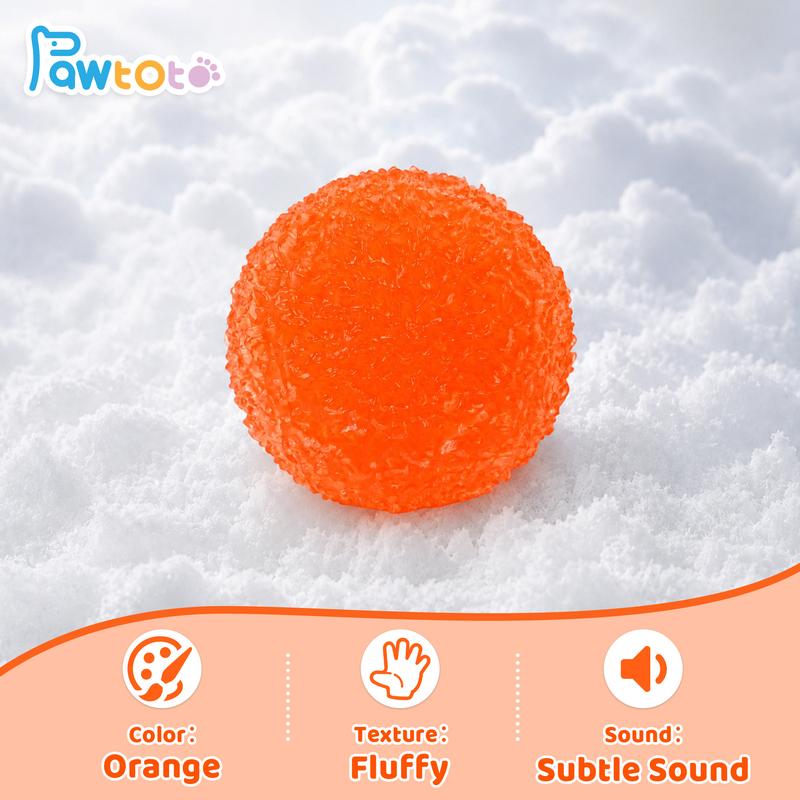 Mochi Squishy Ball by Pawtoto, Handmade Crystal Dumpling Sensory Fidget with Ice Crack, Slush or Fluffy Textures for Teen and Adult Gifts