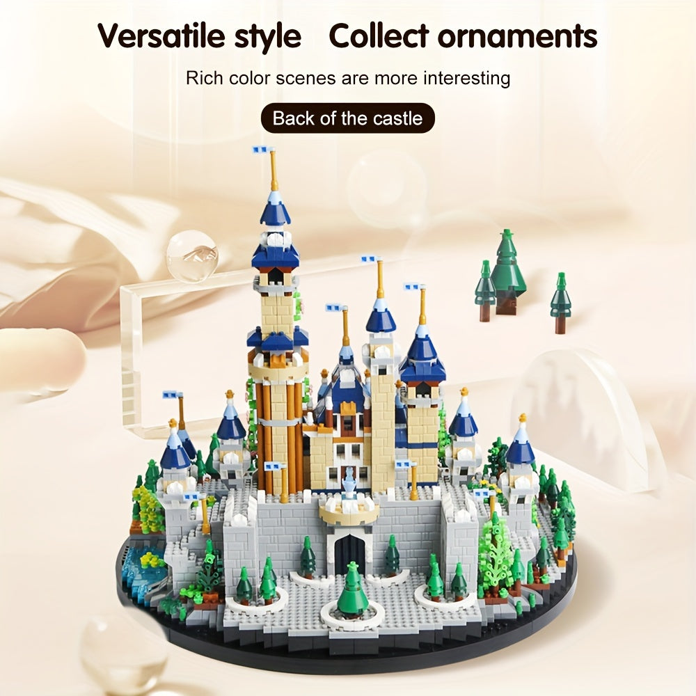 Princess Castle Building Blocks 3600pcs Fairytale Construction Toy for Girls – Educational Decorative Castle Model Kit with Gift Box, Room Decor – Birthday Valentine Easter Holiday Gift