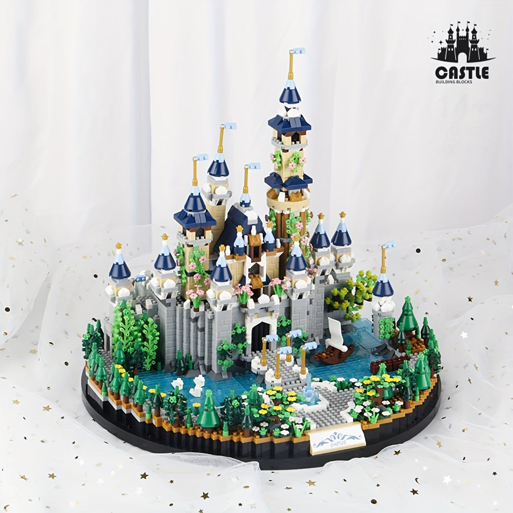 Princess Castle Building Blocks 3600pcs Fairytale Construction Toy for Girls – Educational Decorative Castle Model Kit with Gift Box, Room Decor – Birthday Valentine Easter Holiday Gift