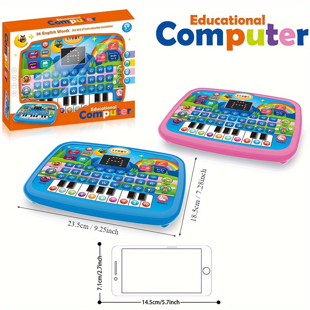 Kids Educational Learning Machine with 2.2" Screen – Alphabet, Numbers, Music, Animal Sounds & Piano – Early Learning Tablet Toy for Toddlers & Preschoolers