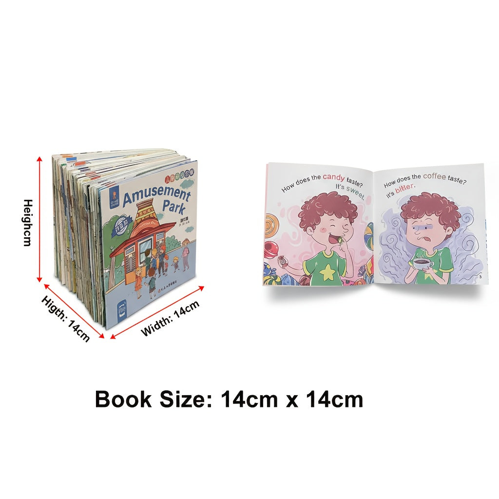 English Story Picture Books for Kids – Set of 10 Random Non-Repeating Children's Reading Books, Large Print on High-Quality Paper, Early Literacy & Bedtime Story Gift