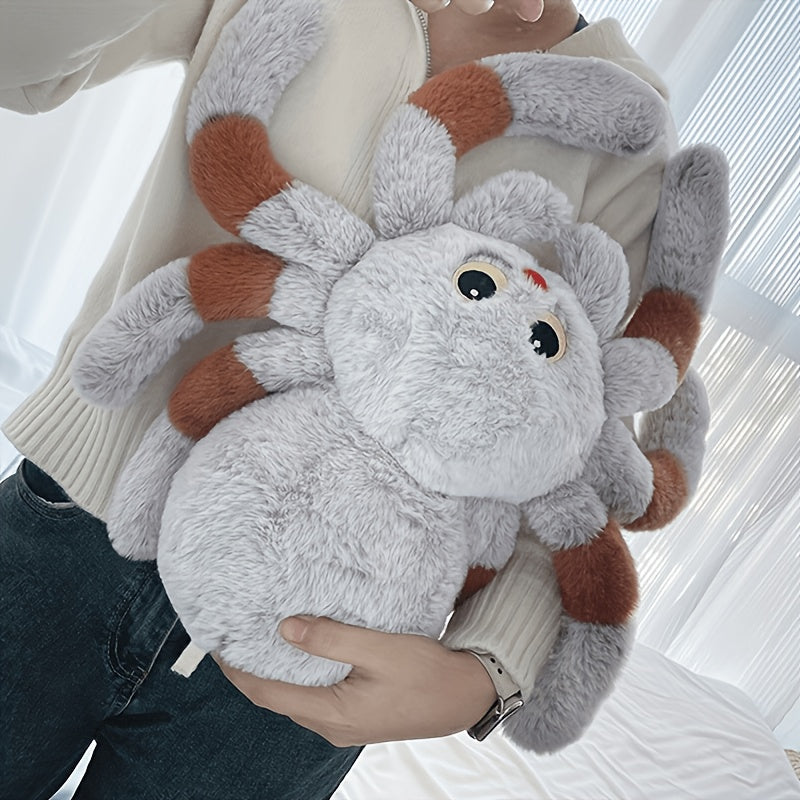 Spider Plush Toy Stuffed Animal - Mixed Color Polyester Fiber Soft Spider Plush, Sofa Pillow, Home Decor, Halloween Christmas Decoration, Birthday Gift for Women Girls Spider Lovers