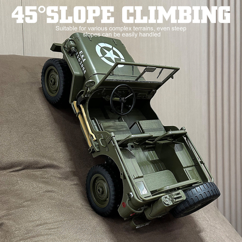 4WD RC Off Road Truck 4x4 Remote Control Car with 2 Rechargeable Batteries All Terrain Proportional Steering Gift for Boys Teens Ages 8 10 12 Christmas