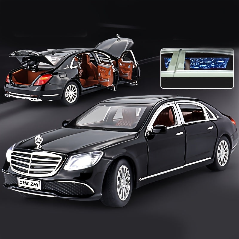 Die-Cast Mercedes-Benz E300 Model Car 1:24 Scale – Zinc Alloy Collectible with Openable Doors, Detailed Interior, Desktop Decor Gift for Car Enthusiasts