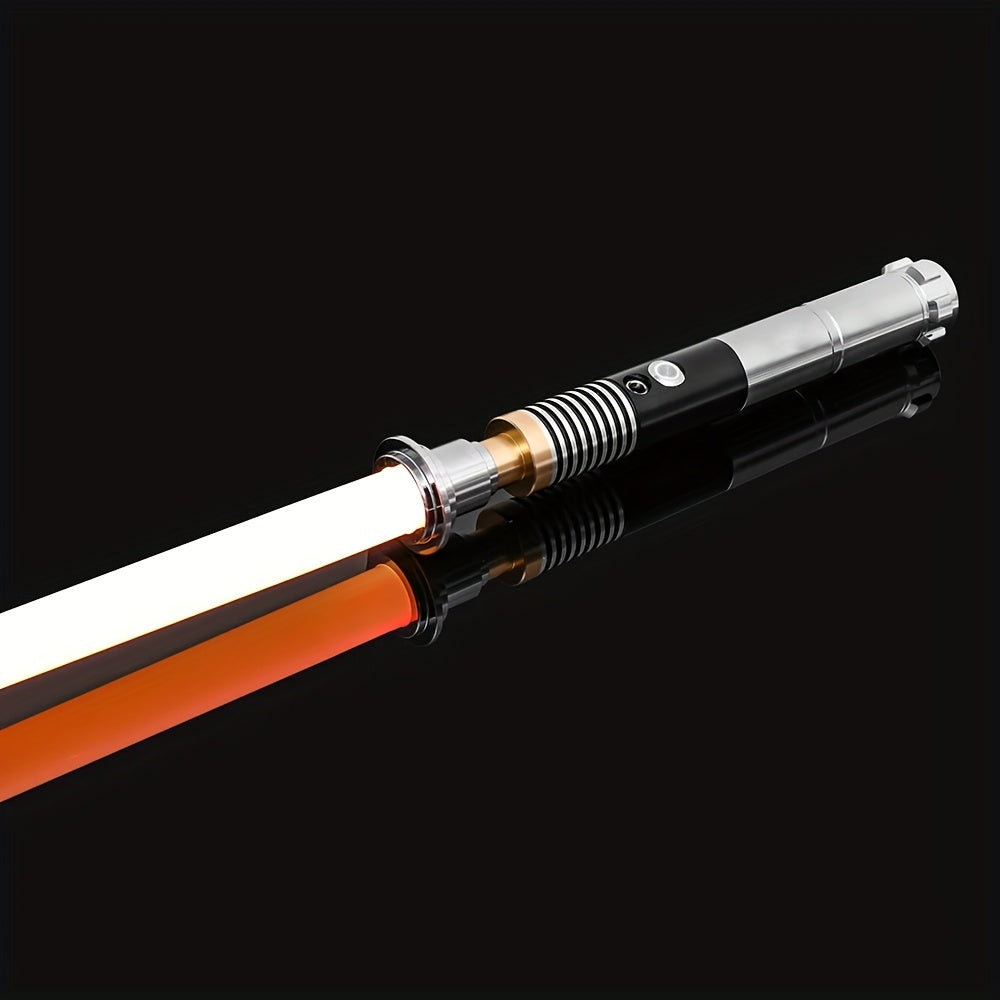 RGB LED Light Up Saber Sword 16 Colors Sound Effects Metal Handle Cosplay Toy Kids Adults Gift Halloween Christmas