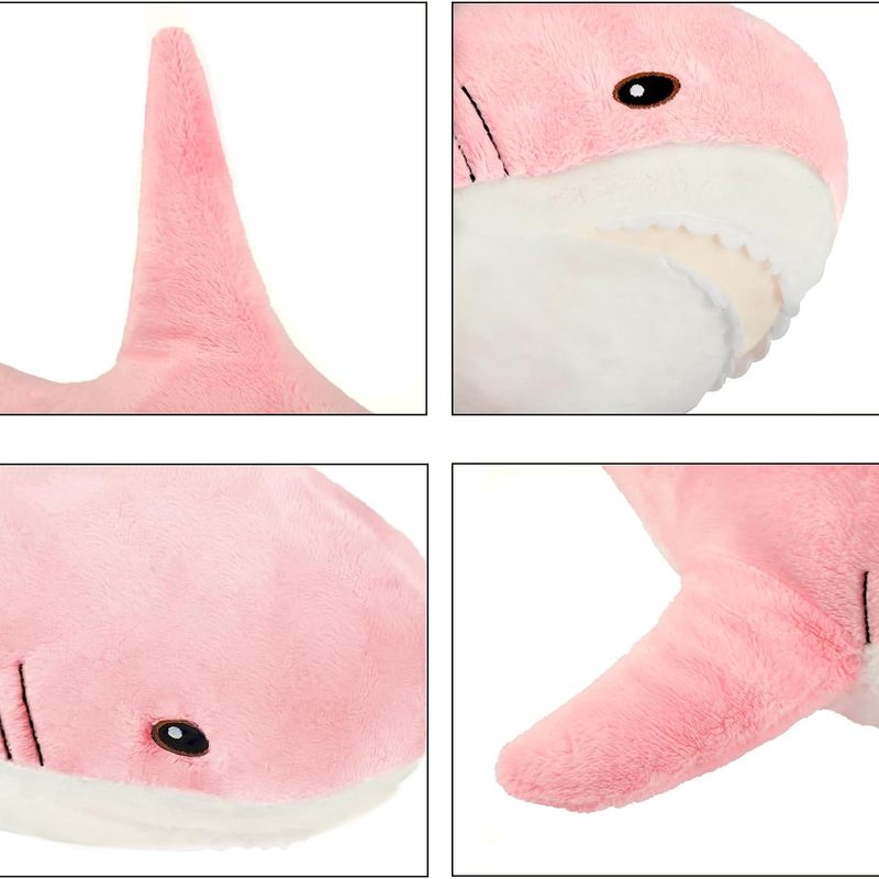 61cm / 24 Inch Shark Stuffed Animal Plush Toy – Soft Shark Plush Pillow, Cute Sea Animal Doll, Room Decor, Birthday Gift for Boys Girls Kids Adults, Multiple Colors