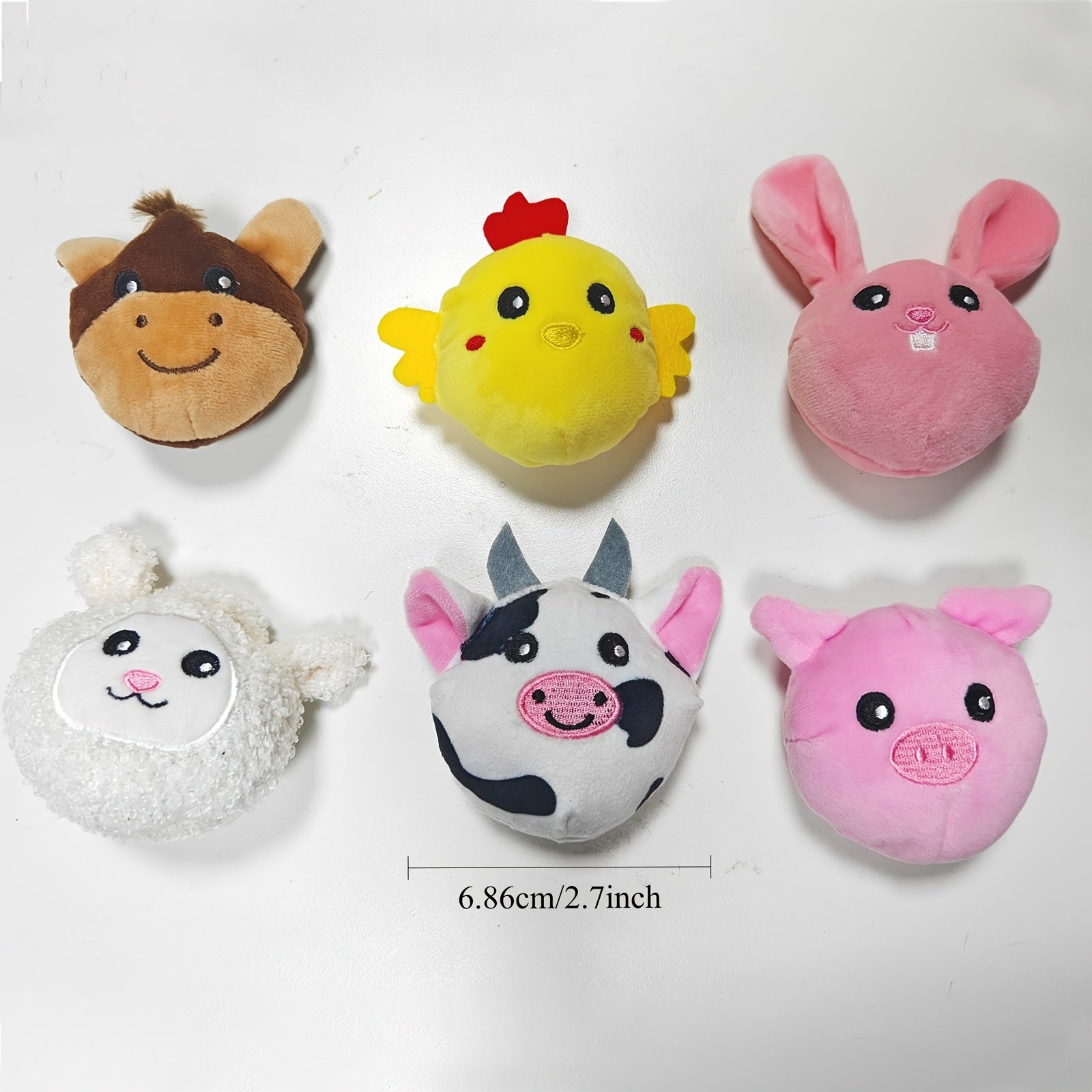 Portable Farm Playset for Babies & Toddlers – 6 Plush Animals with Barn, Rattle, Crinkle & Mirror, Sensory Learning Toy Ages 0+, Baby Shower Birthday Gift for Boys Girls