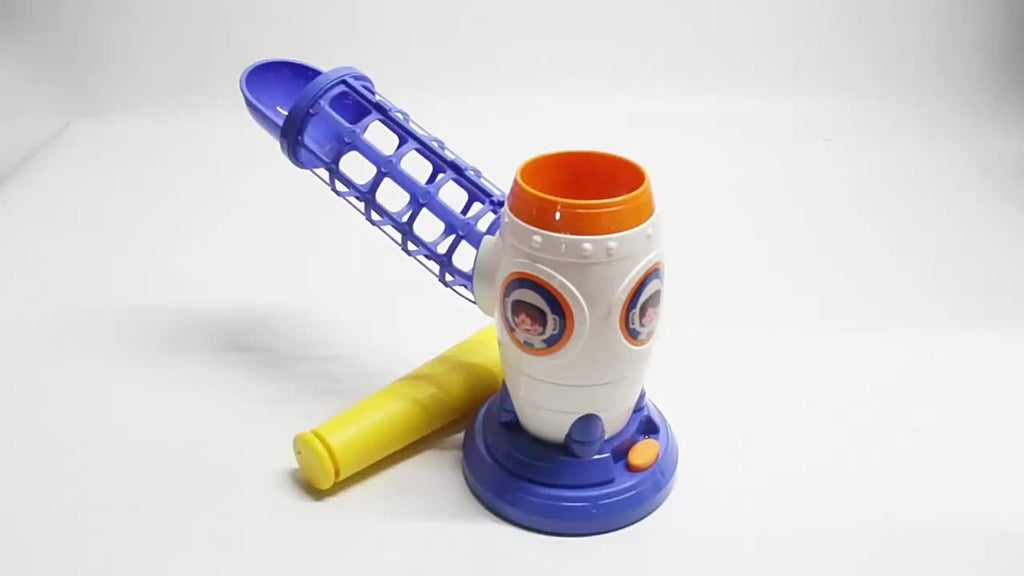 Kids Automatic Baseball Pitching Machine Toy Set with 10 Balls Batting Practice Sports Trainer for Boys Girls Ages 3 Plus - Birthday Christmas Gift