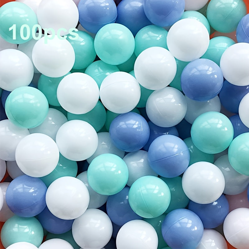 Ocean Balls for Infants Toddlers 100 200 Pack - Non-Toxic PE Colorful Ball Pit Balls for Baby Sensory Play, Hand-Foot Coordination Color Learning, Safe Play Balls for Ball Pit Pool, Baby Gift
