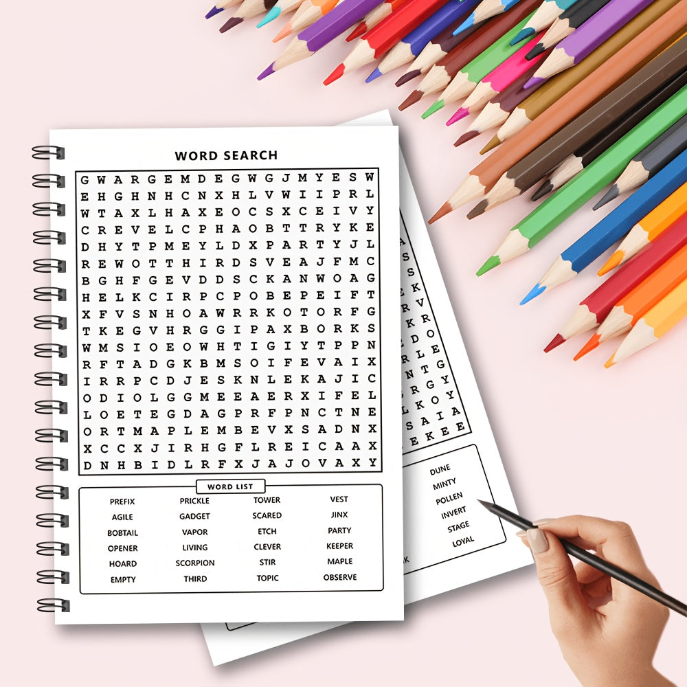 550+ Large Print Word Search Book for Adults & Seniors – Cat-Themed Brain Training Activity Book with 550+ Fun Puzzles, Stress Relief Games, Cognitive Gift for Men & Women