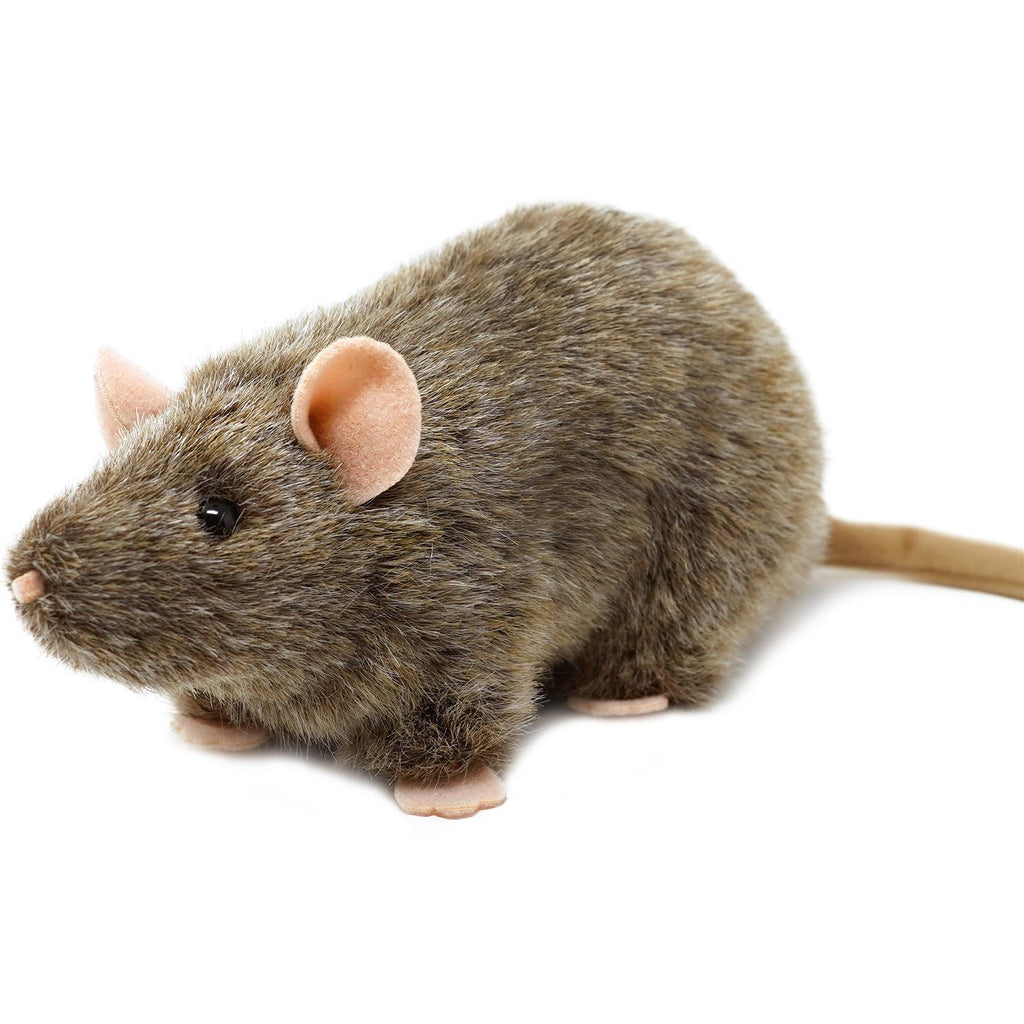 Rat Stuffed Animal Plush 7 Inch – Reuben The Rat by Viahart, Super Soft Norway Rat Plush Toy with Story, CPSIA Safe, Gift for Kids & Rat Lovers Ages 3+