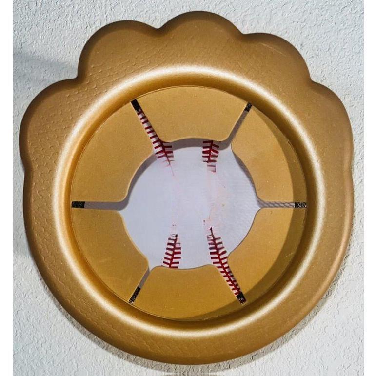 Ceiling Baseball Game by CeilingSTRIKE with Backboard, Net, Soft Glove and Two 2.5-Inch Plush Baseballs for Indoor Play and Kids Room Decor