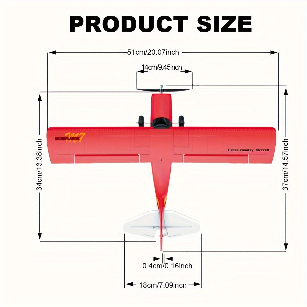 RC Fixed Wing Airplane 6-Channel Brushless Motor with 6-Axis Gyro 3D Stunts EPP Foam Aircraft - QIDI-560 M7 Aerobatic Remote Control Plane Dual Battery Outdoor Hobbyist Glider