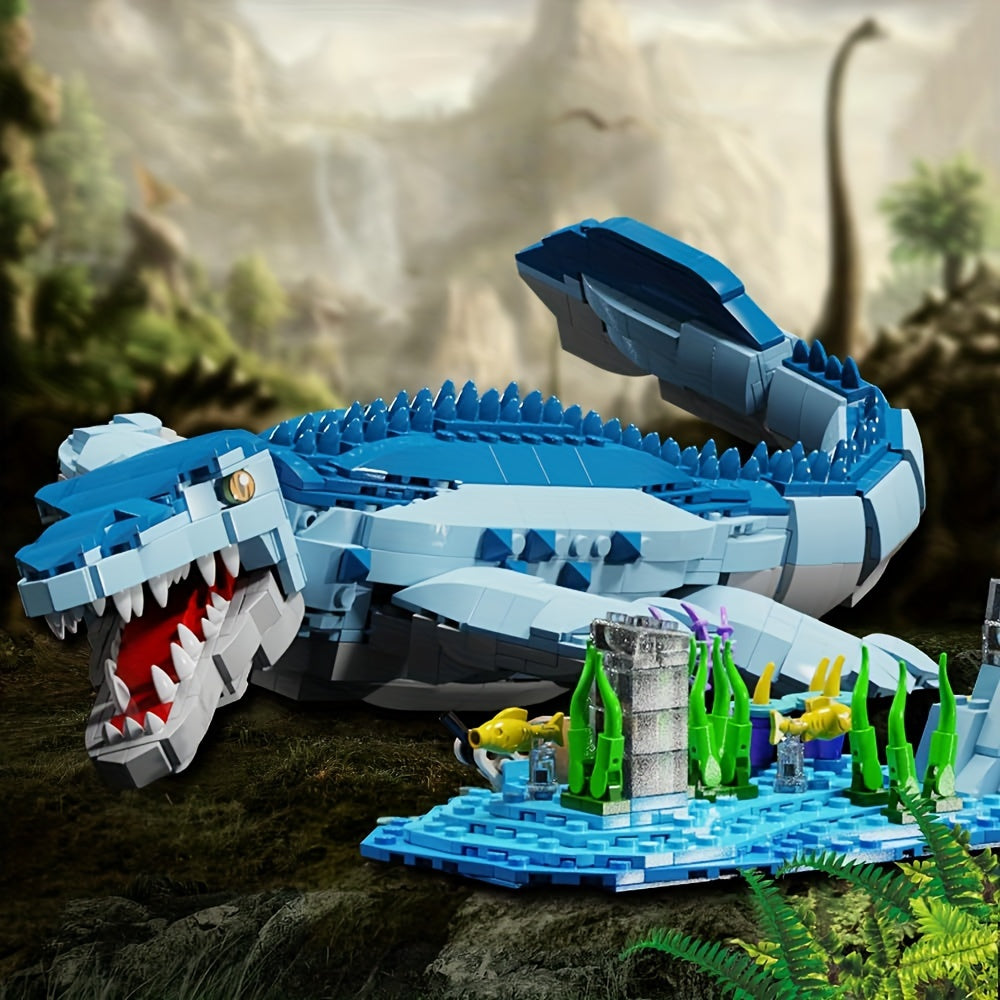 Dinosaur Building Blocks STEM Set 1158 Pieces Mesiondy – Large Dino Brick Construction Kit for Kids Ages 6+, Creative Educational Toy Boys Girls, Birthday Christmas Gift for Dinosaur Lovers