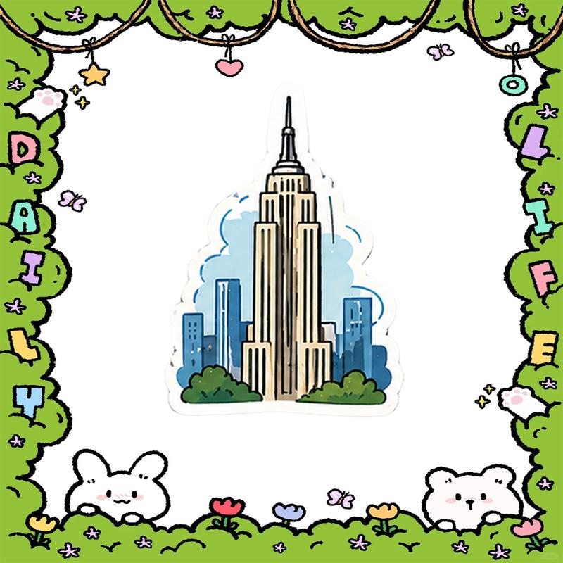 Decorative Stickers with Ten Selectable Creative Design Options for Personal DIY Projects, Small Gifts and Customer Thank-You Surprises