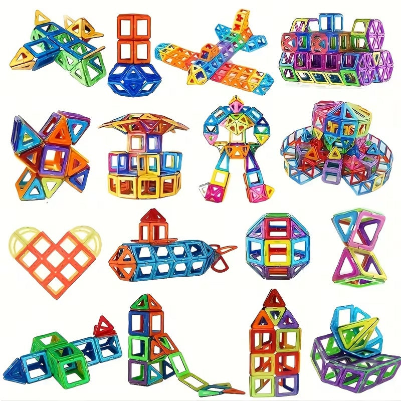 Magnetic Building Blocks STEM Tiles for Kids 67 & 99 Piece Sets – Large Magnetic Tiles DIY 3D Construction Kit, Creative Educational Toy for Boys Girls Ages 3+