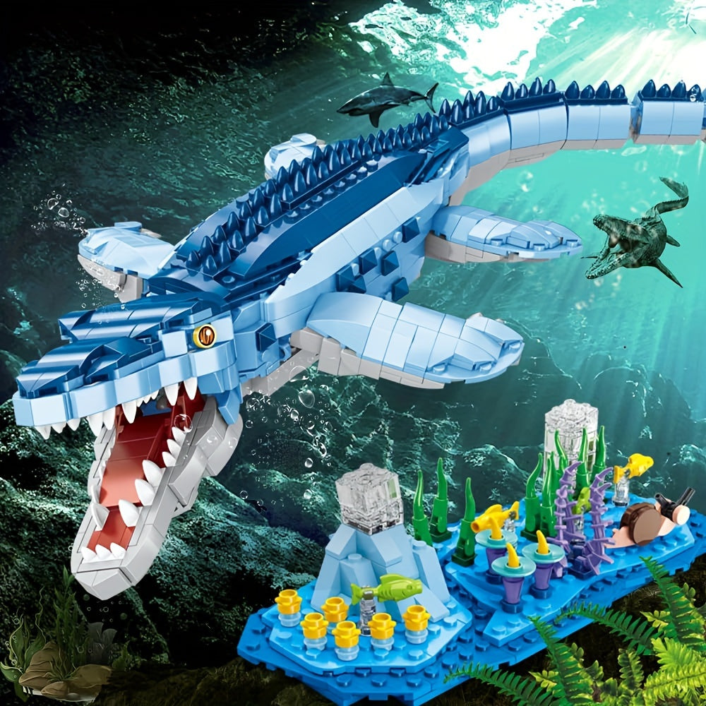 Dinosaur Building Blocks STEM Set 1158 Pieces Mesiondy – Large Dino Brick Construction Kit for Kids Ages 6+, Creative Educational Toy Boys Girls, Birthday Christmas Gift for Dinosaur Lovers