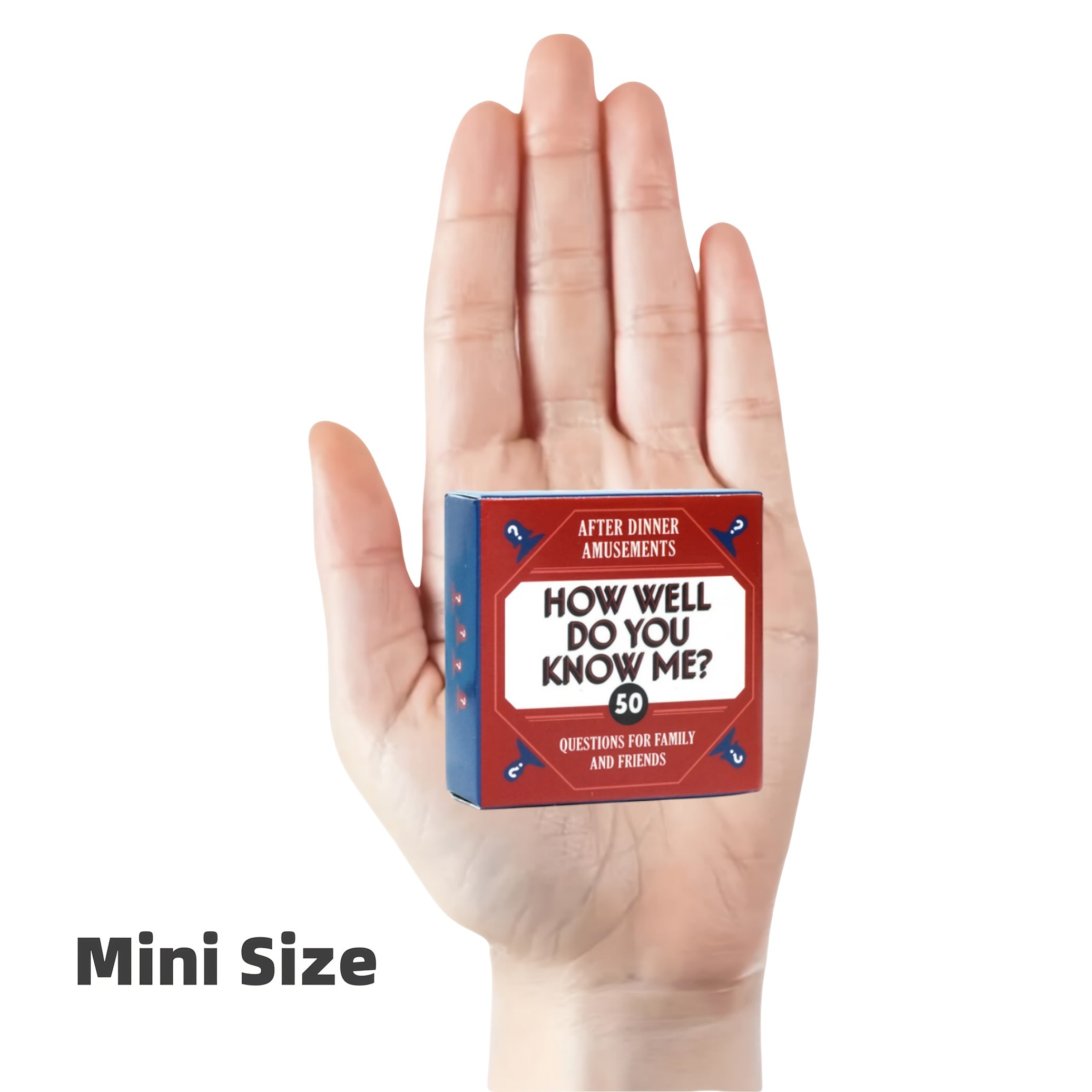 How Well Do You Know Me Card Game 50 Conversation Starter Questions for Family Friends Couples Teens Adults Camping Travel Holiday Game Night Gift