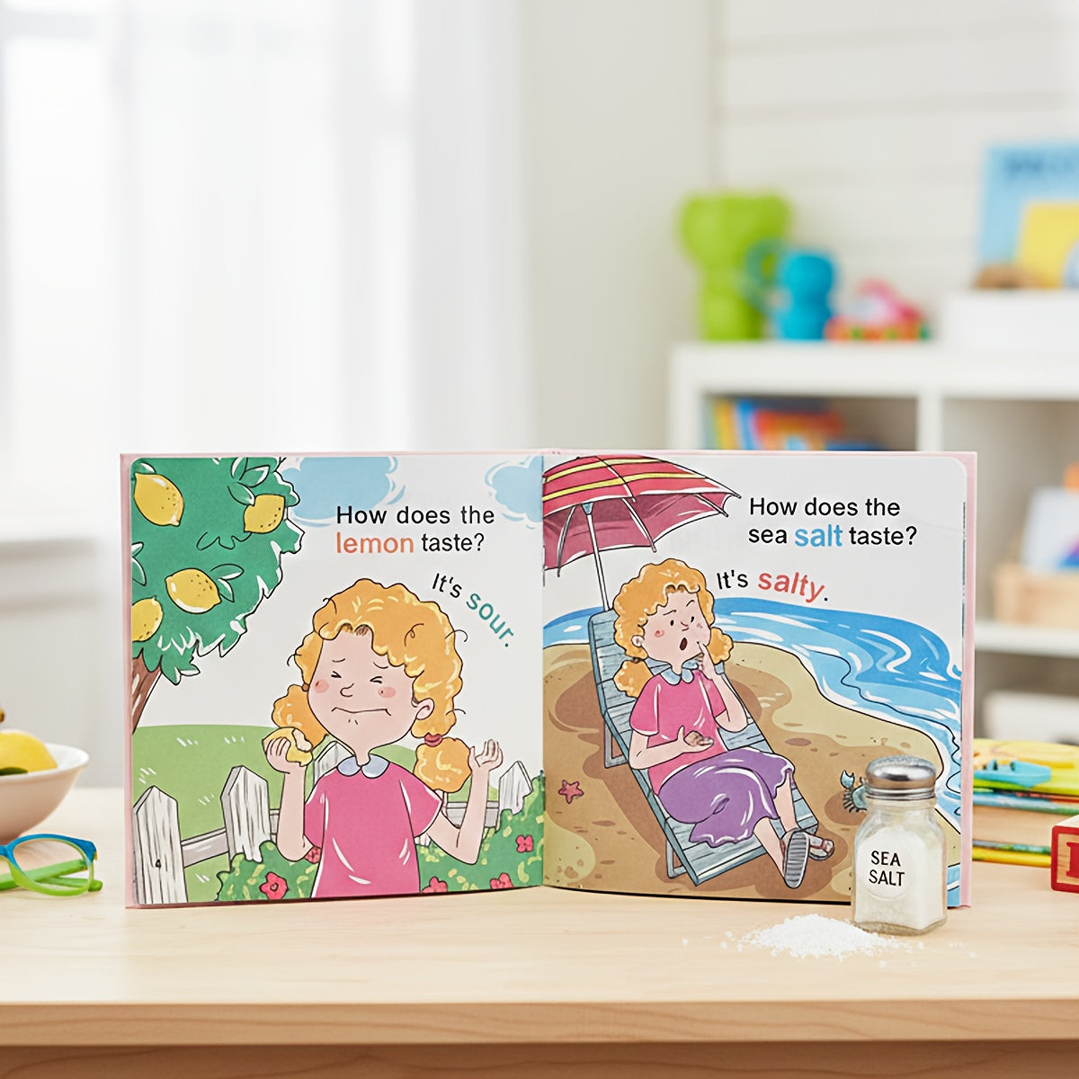 Hardcover English Story Picture Books for Kids 10-Pack – Large Print Eye-Protection Comic-Style Scenes Beginner English Learning for Toddlers & ESL