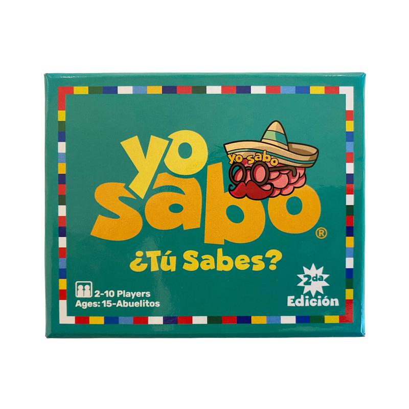 Bilingual Spanish Card Game Yo Sabo Edition 2 with 198 Cards, Latino Trivia and Chancla Challenges for Family Game Night and Language Practice