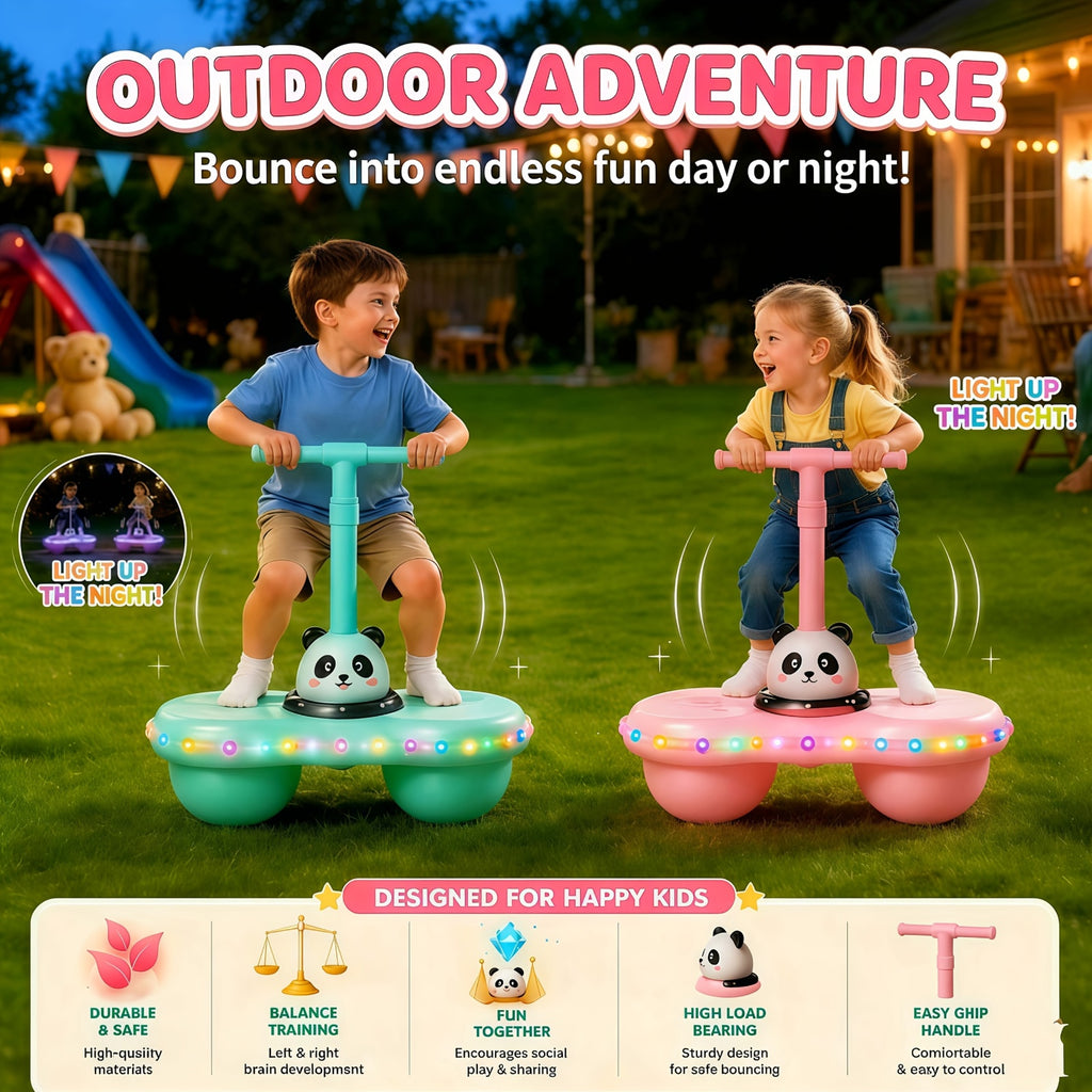Rainbow LED Bouncing Ball Light Up Glow Ball Indoor Outdoor Balance Coordination Active Play Toy for Kids Adults Boys Girls Birthday Christmas Gift