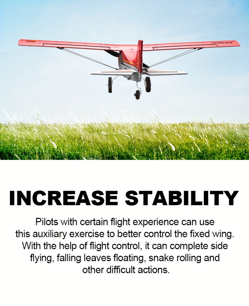 RC Fixed Wing Airplane 6-Channel Brushless Motor with 6-Axis Gyro 3D Stunts EPP Foam Aircraft - QIDI-560 M7 Aerobatic Remote Control Plane Dual Battery Outdoor Hobbyist Glider