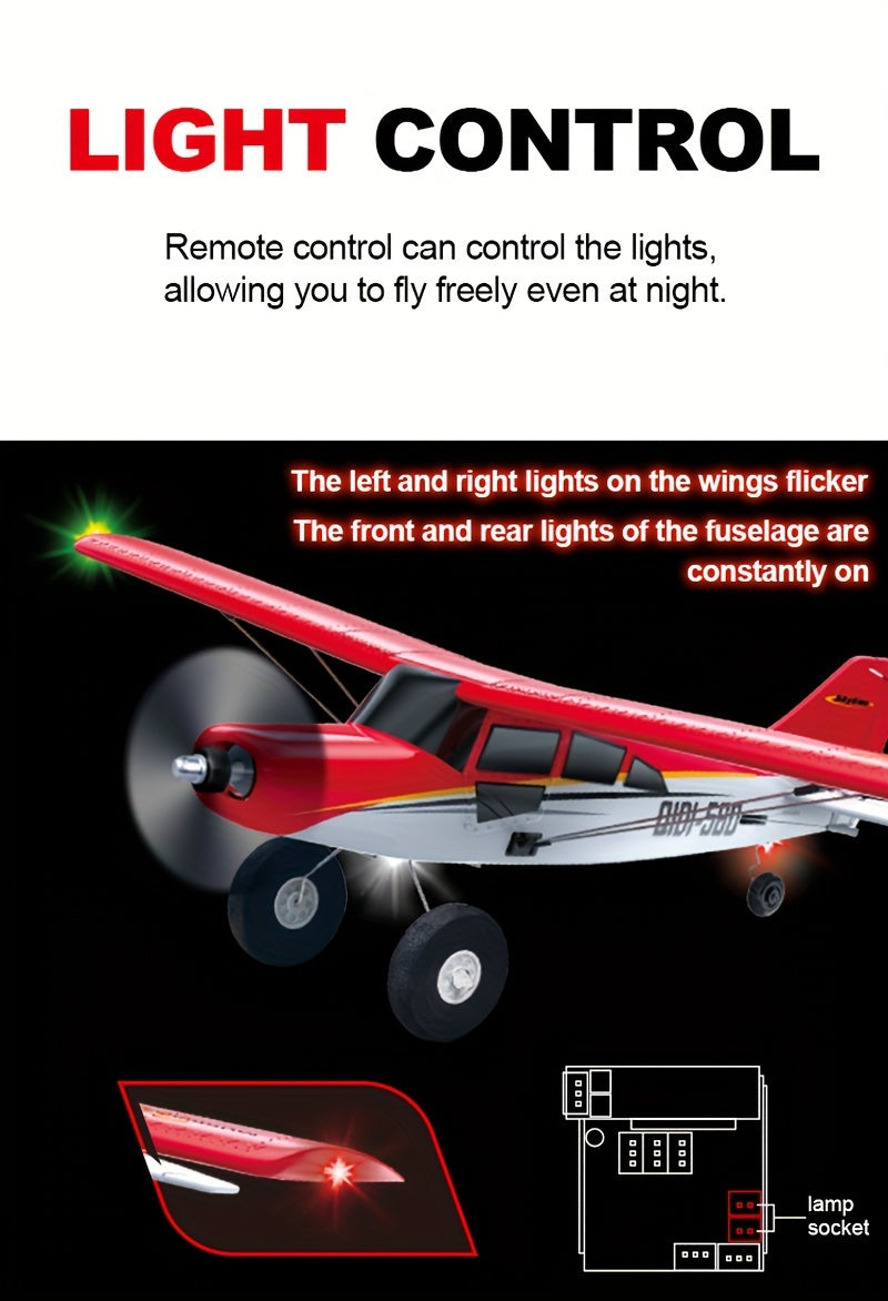 RC Fixed Wing Airplane 6-Channel Brushless Motor with 6-Axis Gyro 3D Stunts EPP Foam Aircraft - QIDI-560 M7 Aerobatic Remote Control Plane Dual Battery Outdoor Hobbyist Glider