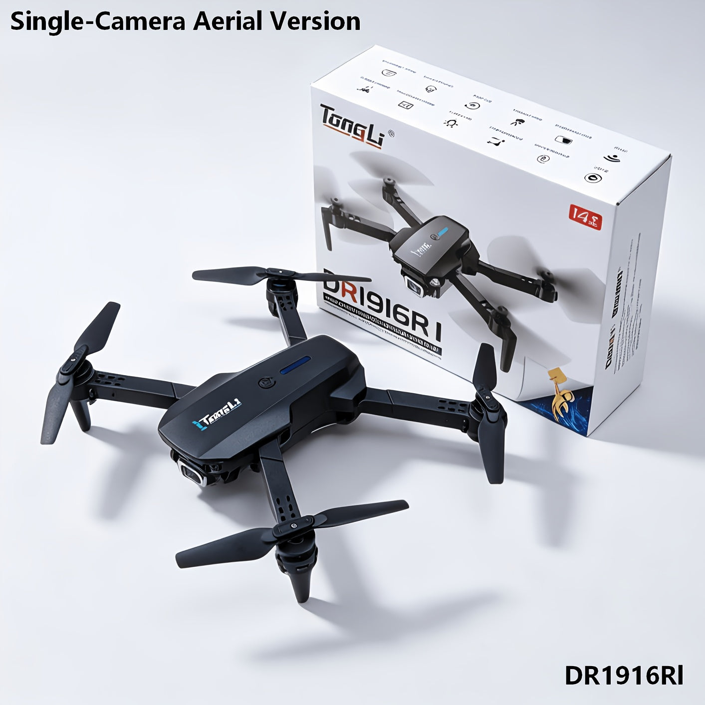 Foldable RC Drone with Camera One-Key Start 360 Stunt Tumbling Remote Control Quadcopter for Adults Beginners Kids Holiday Birthday Gift