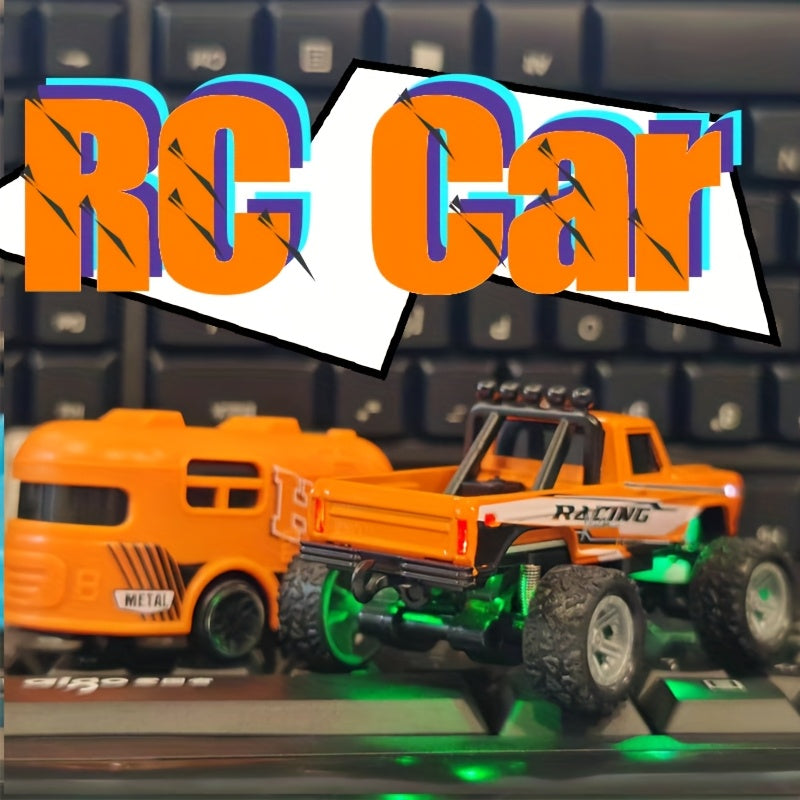 Alloy RC Off-Road Car with Shock-Absorbing Chassis & Rubber Tires – Remote Control Rugged 4WD Truck for Boys Kids Indoor Outdoor Christmas Gift