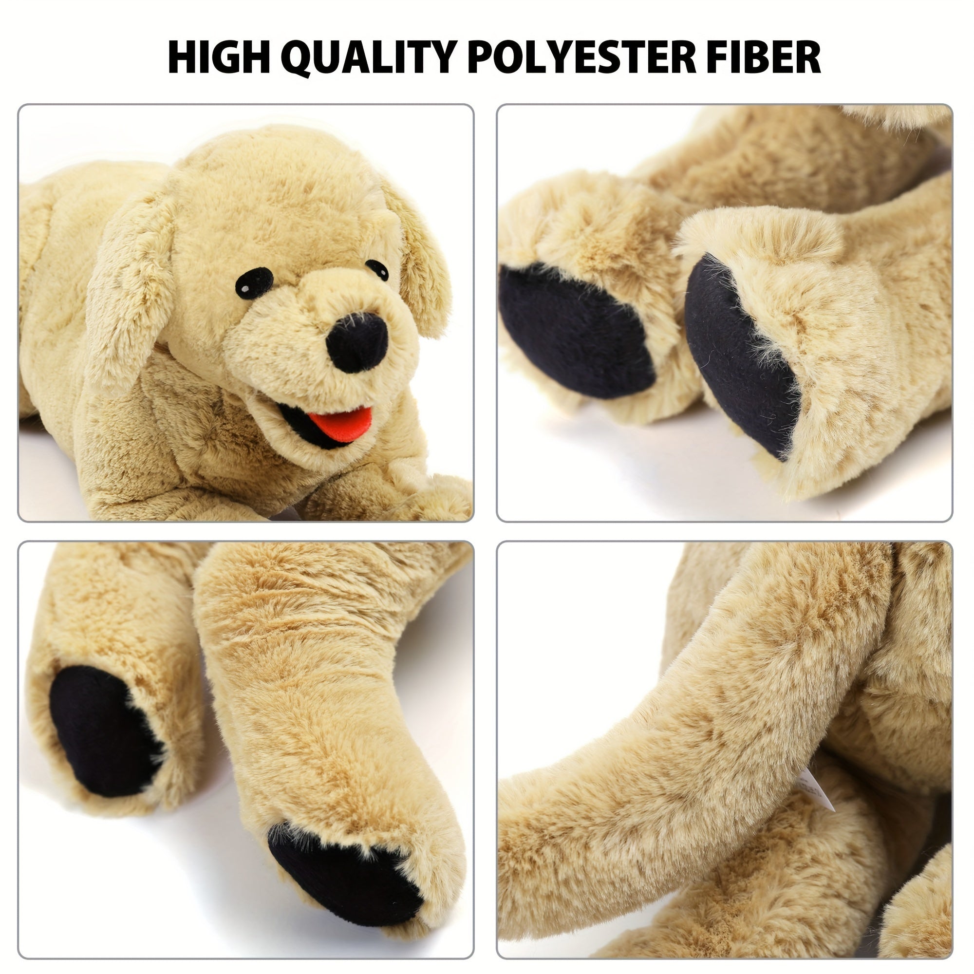 Golden Retriever Stuffed Animal 21 Inch – Super Soft Plush Puppy Dog Toy, Couch Throw Pillow, Birthday Christmas Gift for Kids Girls Boys Pet Lovers