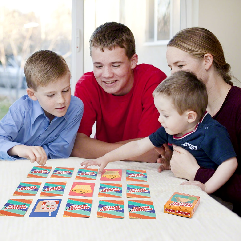 6-in-1 Kids Card Games Set Go Fish Old Maid Crazy Eights Memory Match Slap Jack Animal Cards 6 Decks Family Game Night Ages 4+ Birthday Gift