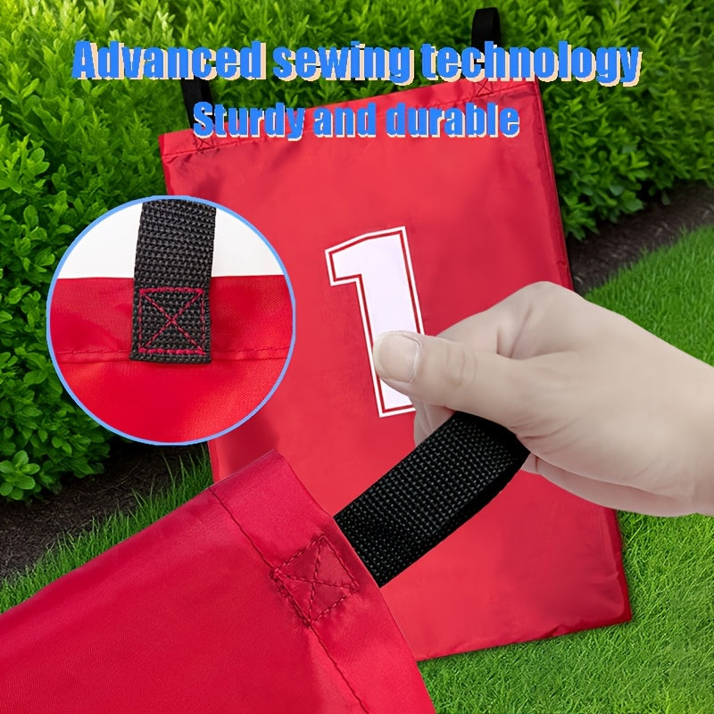 Potato Sack Race Bags 4 Pack for Kids Adults - Outdoor Backyard Lawn Party Game Kangaroo Jump, Durable Polyamide Sack Race Set for Birthday Picnic Carnival Field Day School Events