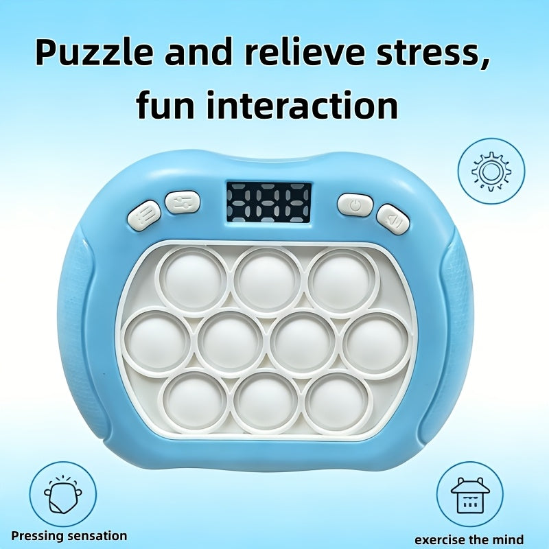 Speed Push Puzzle Game Handheld Digital Display – Fast-Paced Stress Relief Toy for Kids & Adults, Boosts Memory Reaction Speed Hand-Eye Coordination, Parent-Child Interactive Brain Game Gift