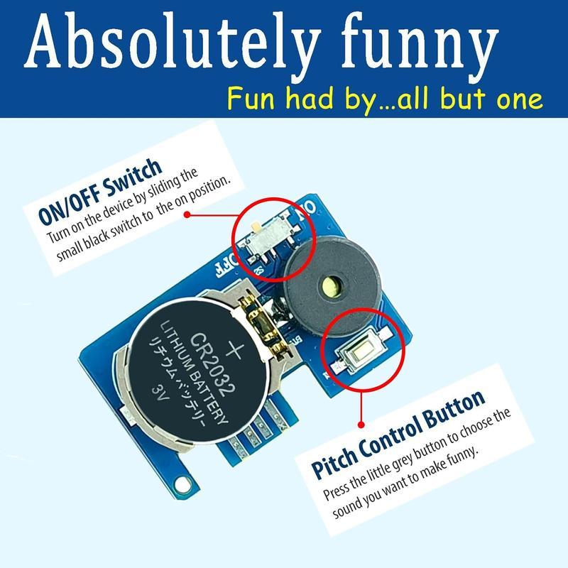 Cricket Noise Maker Prank Device – Hidden Beeping Chirping Bug for Months, Funny Office Pranks for Adults, Gag Gift, April Fools Prank, 3 Pack Blue
