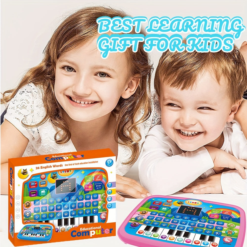 Kids Educational Learning Machine with 2.2" Screen – Alphabet, Numbers, Music, Animal Sounds & Piano – Early Learning Tablet Toy for Toddlers & Preschoolers