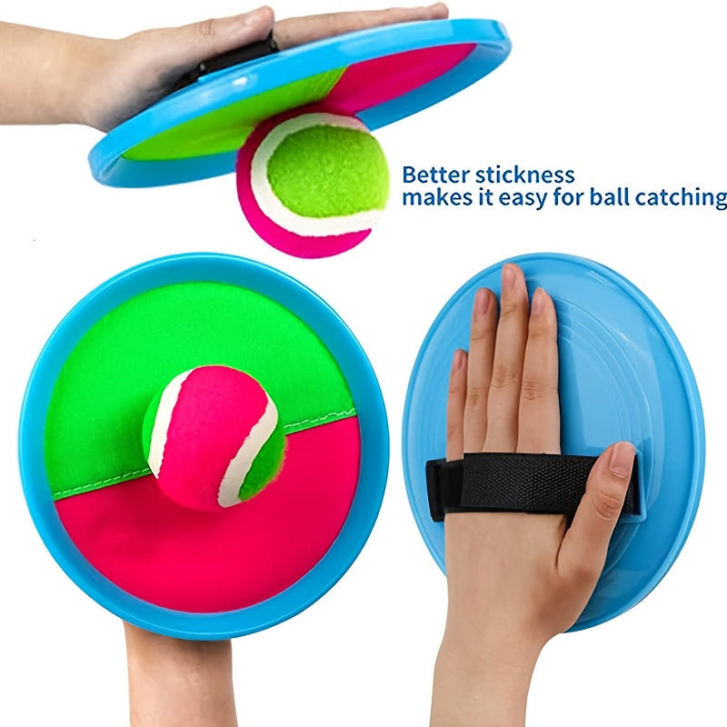 Sticky Ball Toy Outdoor Game for Beach Playground & Backyard, Mixed Color Throwing Catching Toy for Kids & Adults, Fun Gift for Halloween Easter Christmas New Year