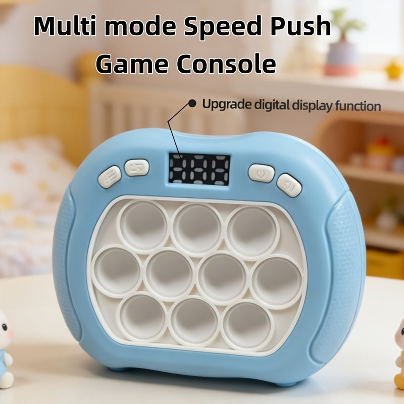 Speed Push Puzzle Game Handheld Digital Display – Fast-Paced Stress Relief Toy for Kids & Adults, Boosts Memory Reaction Speed Hand-Eye Coordination, Parent-Child Interactive Brain Game Gift