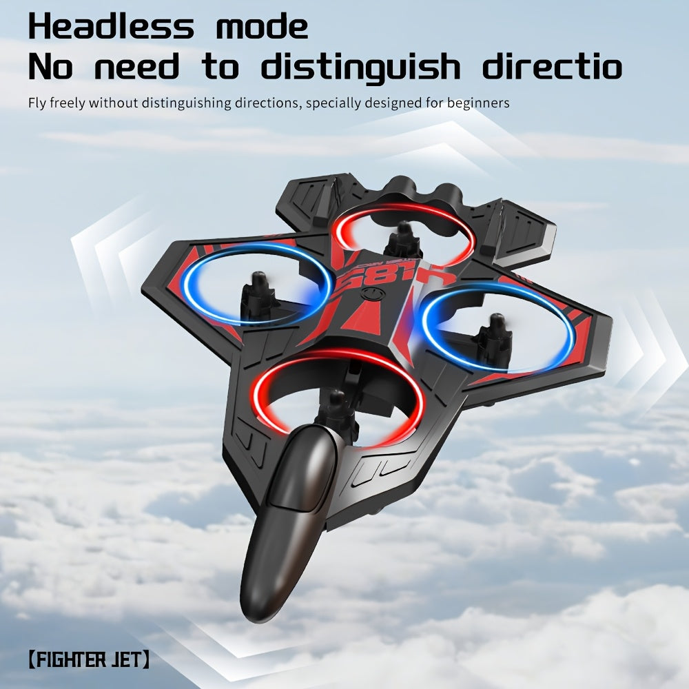 RC Drone for Beginners Kids Adults Height Adjusting Optical Flow Hovering One Click Flip Collision Proof Indoor Outdoor Remote Control Quadcopter Gift