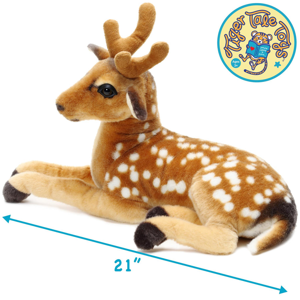Dorbin The Deer 21 Inch Stuffed Animal Plush by Viahart - Large Soft Deer Stuffed Animal, Premium Quality Plush Toy for Kids Ages 3+, Birthday Christmas Gift for Boys Girls