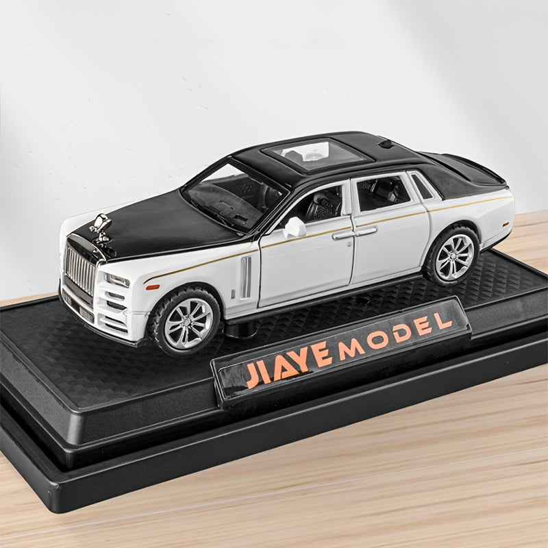 1:36 Scale Rolls-Royce Phantom Alloy Die-Cast Car Model with Openable Doors – Luxury Static Collectible, Desktop Decoration & Birthday Christmas Gift for Car Enthusiasts