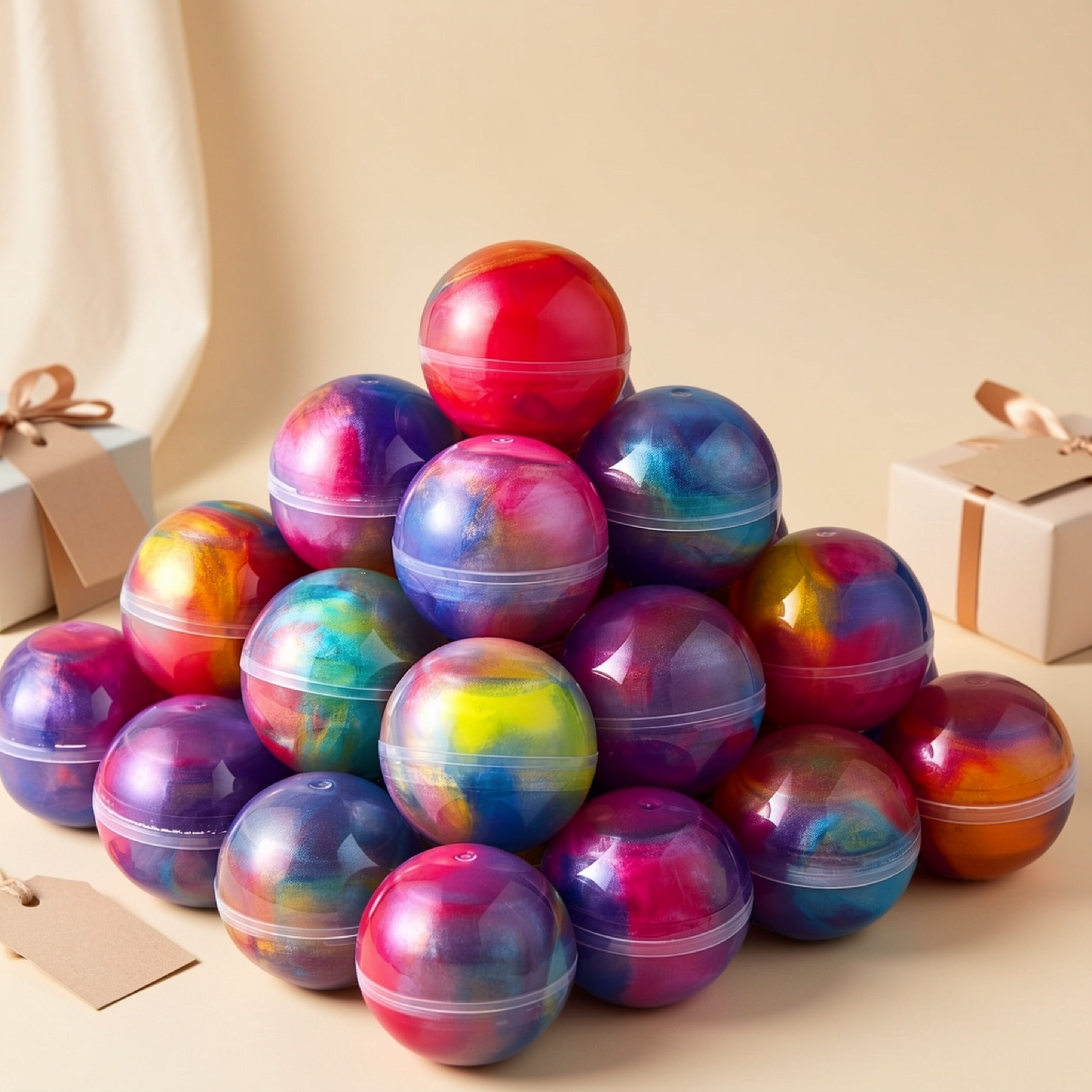 Galaxy Slime Balls 36 Pack Party Favors – Mess-Free Bendable Slime for Kids, Classroom Rewards, Birthday Halloween Christmas Party Supplies, Goodie Bag Stuffers