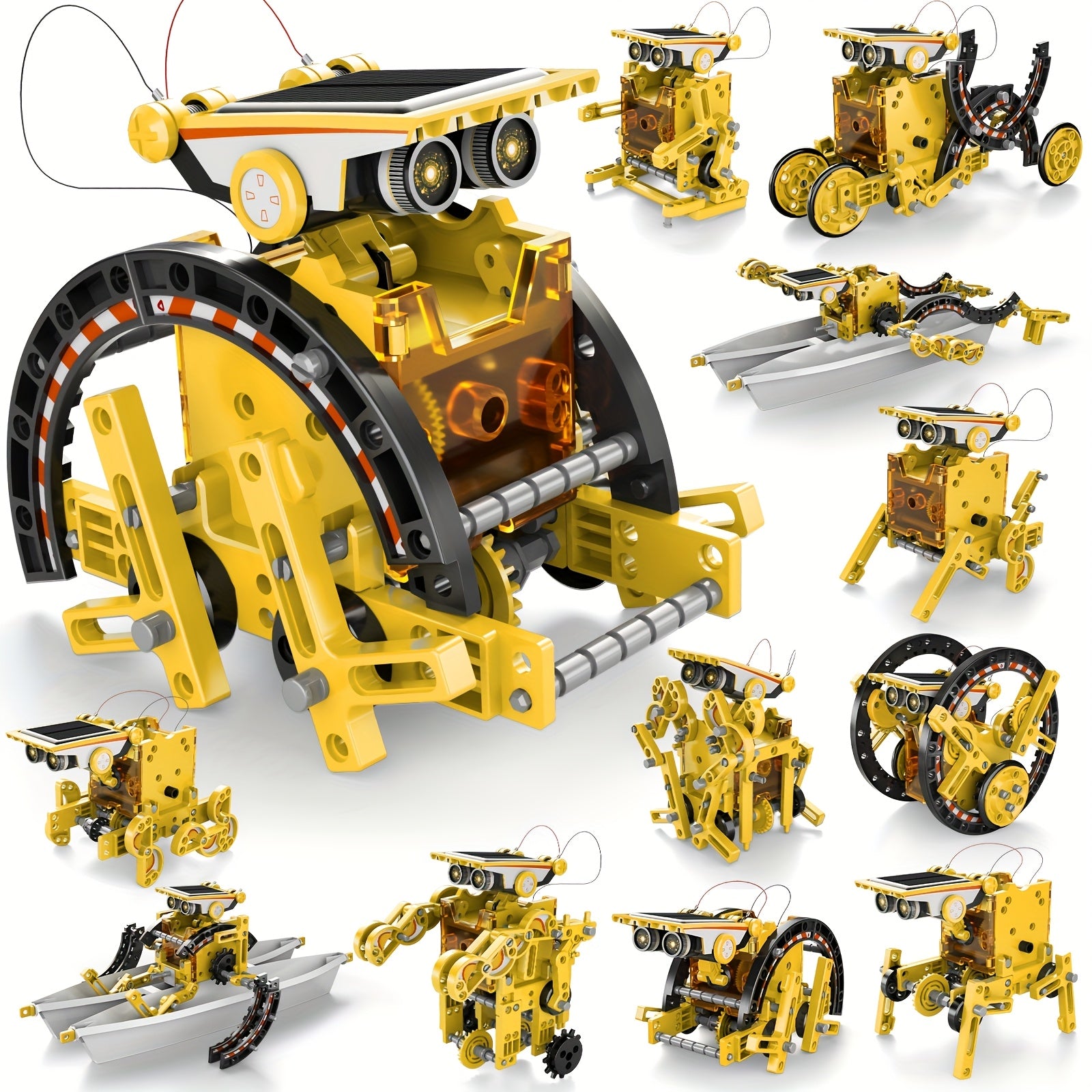 12-in-1 Solar Robot Kit for Kids – STEM Building Science Experiment Toy Educational Gift for Boys & Girls Ages 8-13
