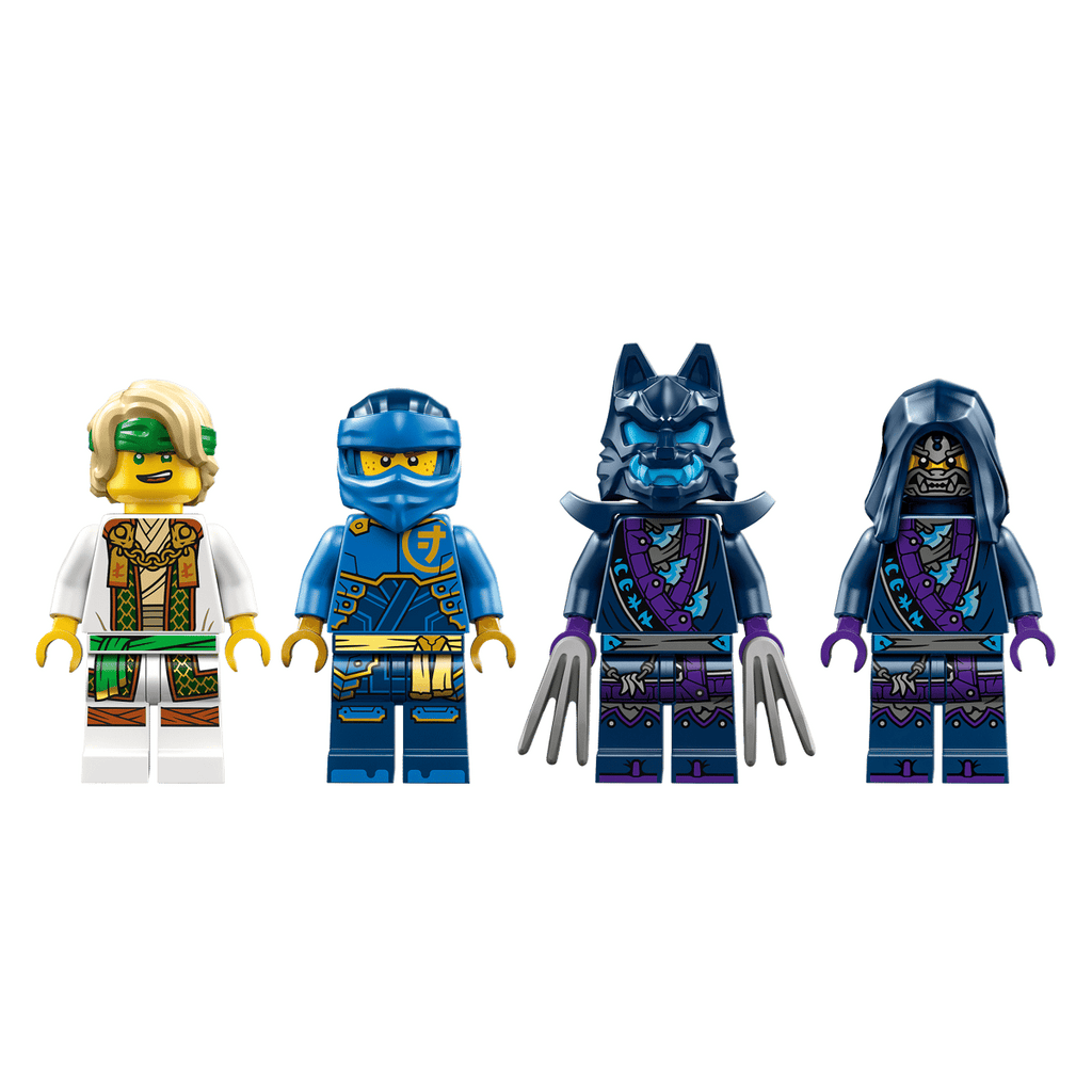 LEGO NINJAGO Jay's Mech Battle Pack 71805, Posable Ninja Mech Building Set with Golden Sword & Stud Shooters, Dragons Rising Season 2 Construction Toy for Kids Ages 6+, Birthday Christmas Gift