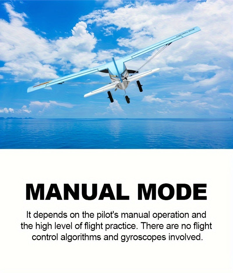 RC Fixed Wing Airplane 6-Channel Brushless Motor with 6-Axis Gyro 3D Stunts EPP Foam Aircraft - QIDI-560 M7 Aerobatic Remote Control Plane Dual Battery Outdoor Hobbyist Glider